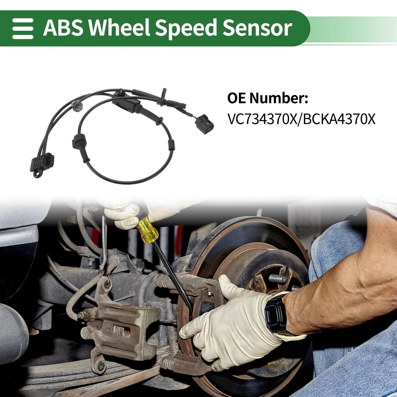 ABS Wheel Speed Sensor Replacement for Mazda 3 (2019–2019) Front Left