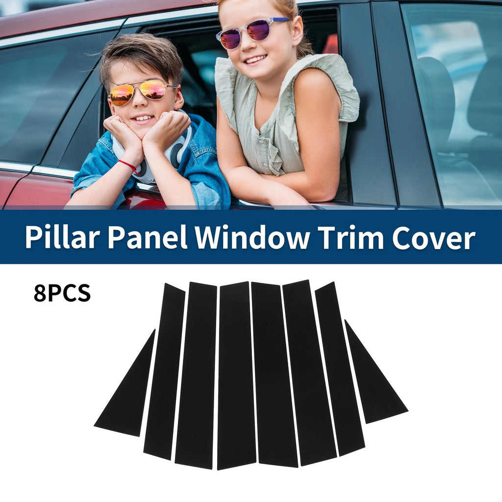 Pillar Window Trim Cover Kit for Honda CR-V (2017–2023) Black