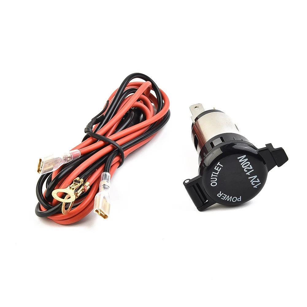 Multifunctional Car Power Adapter with Waterproof USB Charger for Universal Use