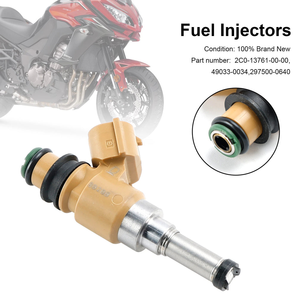 Set of 2 Fuel Injectors 49033-0034 297500-0640 for Yamaha YZF R1 R6 T9