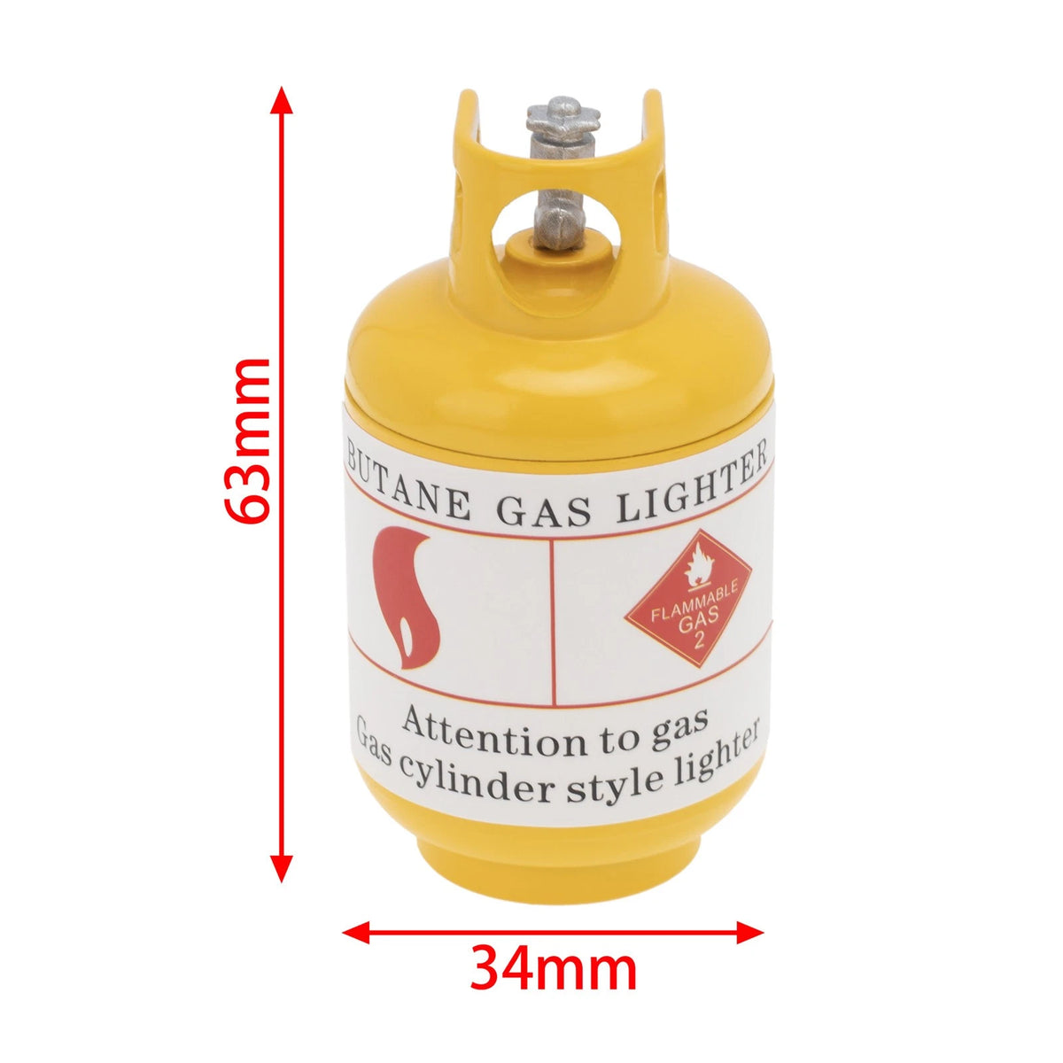 Metal Propane Tank for 1/10 RC Crawler Car (Simulation Toy Display)