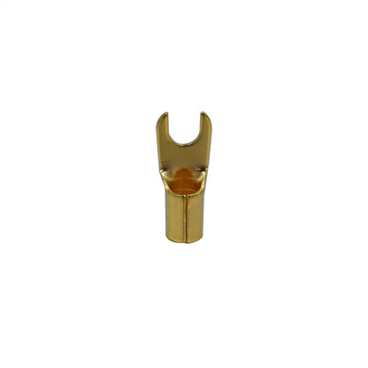 5 Pairs 8GA Speaker Wire Connectors Terminal Spade Adapter Copper Kit