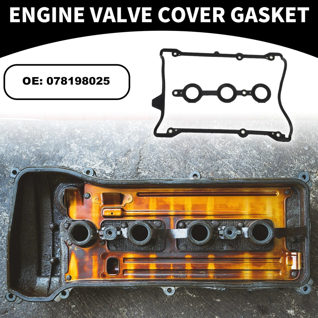 Valve Cover Gasket Replacement with Spark Plug Seals for Audi A4 (1996–2005)