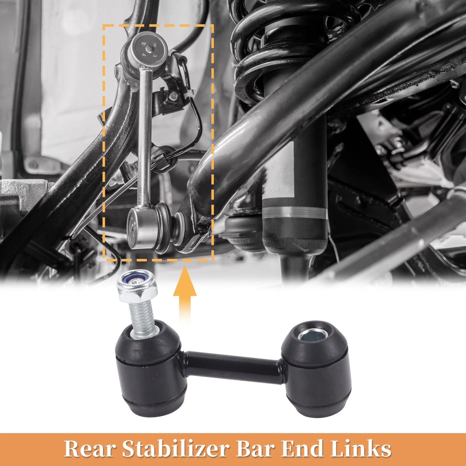 2pcs Rear Stabiliser Sway Bar Link Replacement for Buick LaCrosse (2005–2016)