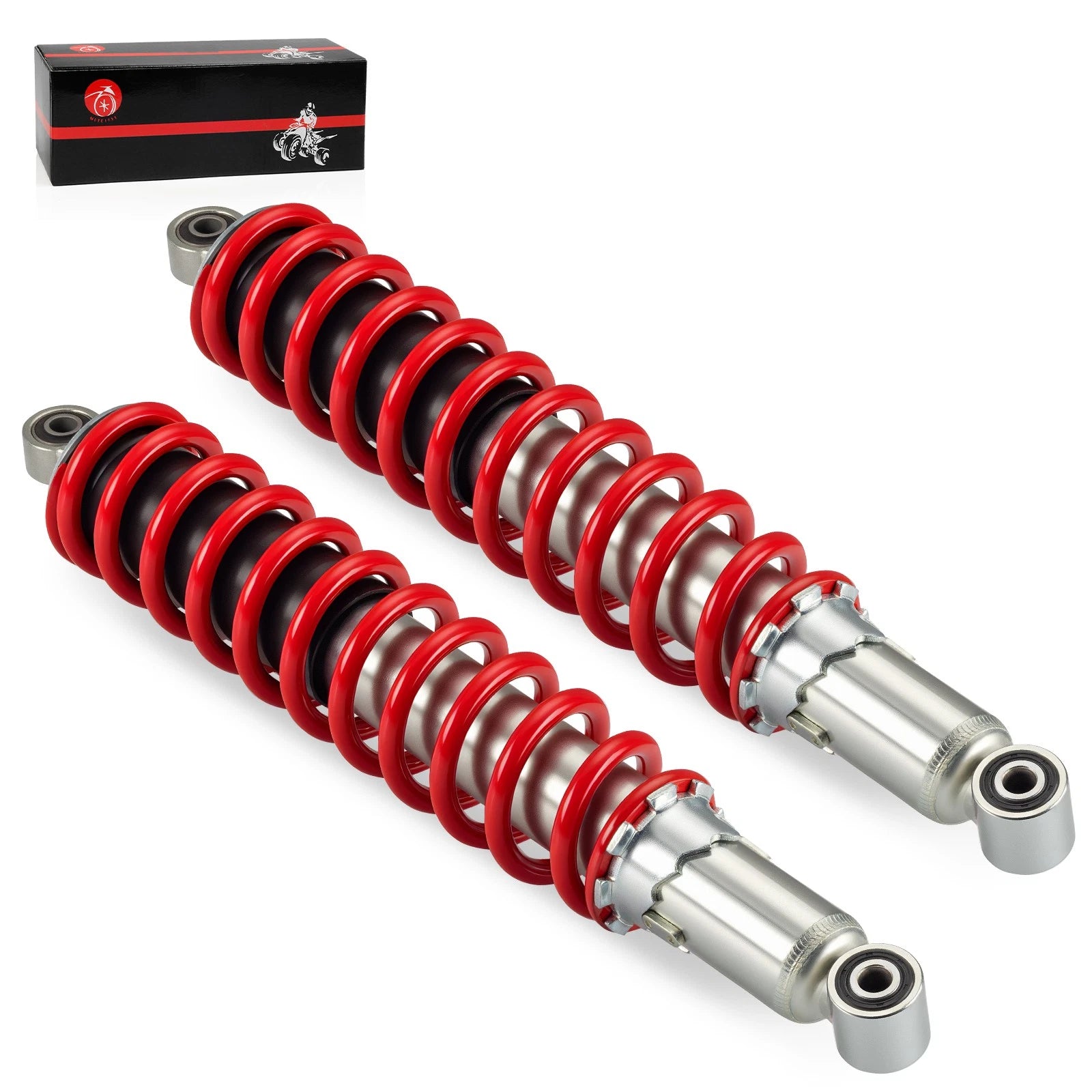 2X Front Shock Absorber for Honda Sportrax 400 TRX400EX (1999–2008) Red