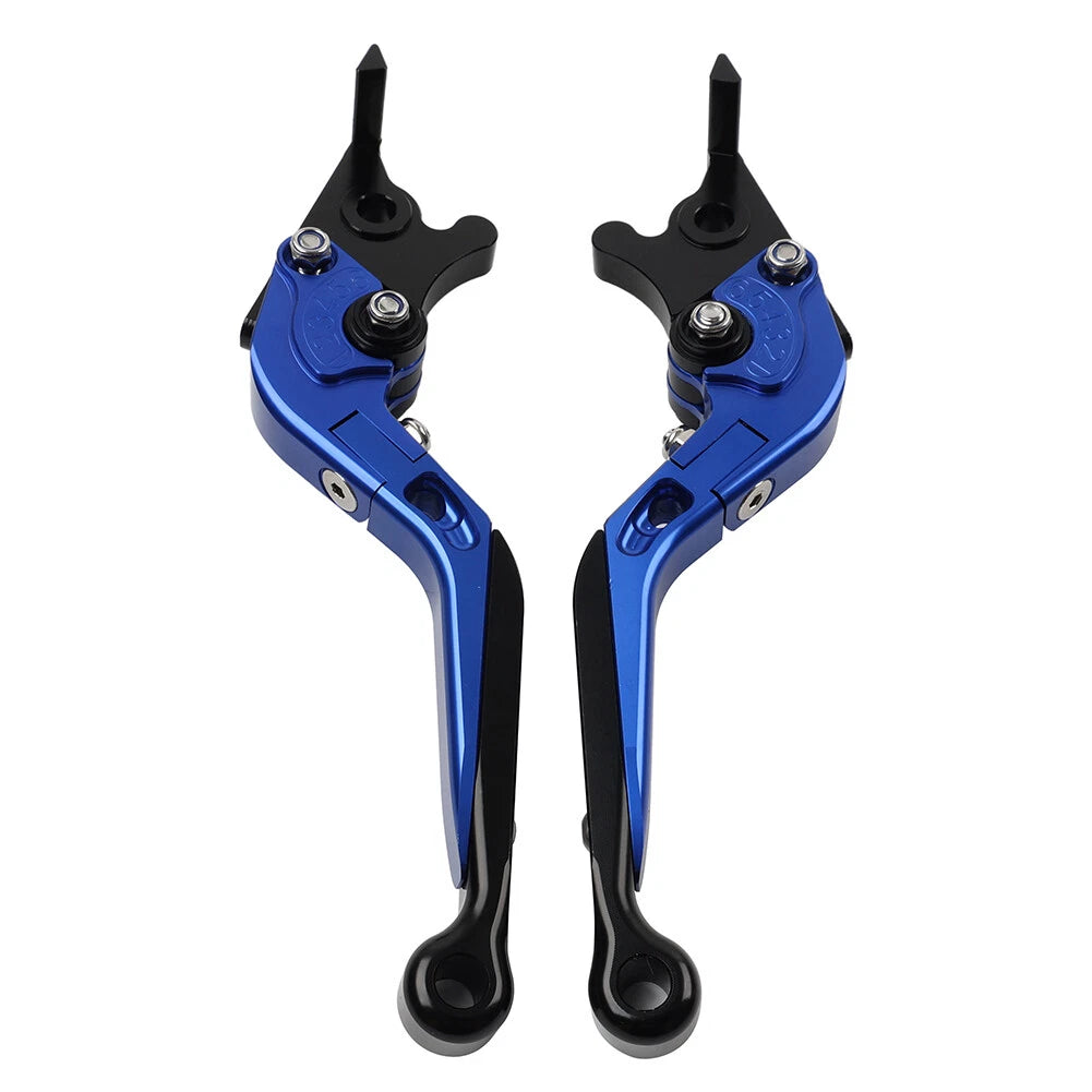 CNC Blue Extendable Brake Clutch Levers for Benelli TRK502/X BN302S (2015–2019)