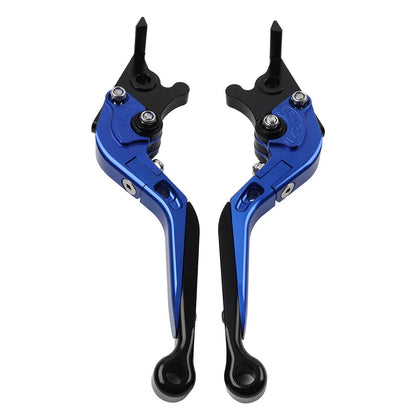 CNC Blue Extendable Brake Clutch Levers for Benelli TRK502/X BN302S (2015–2019)