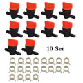 10pcs Inline Fuel Shut Off Valve Clamp for B & Stratton (494768, 698183)