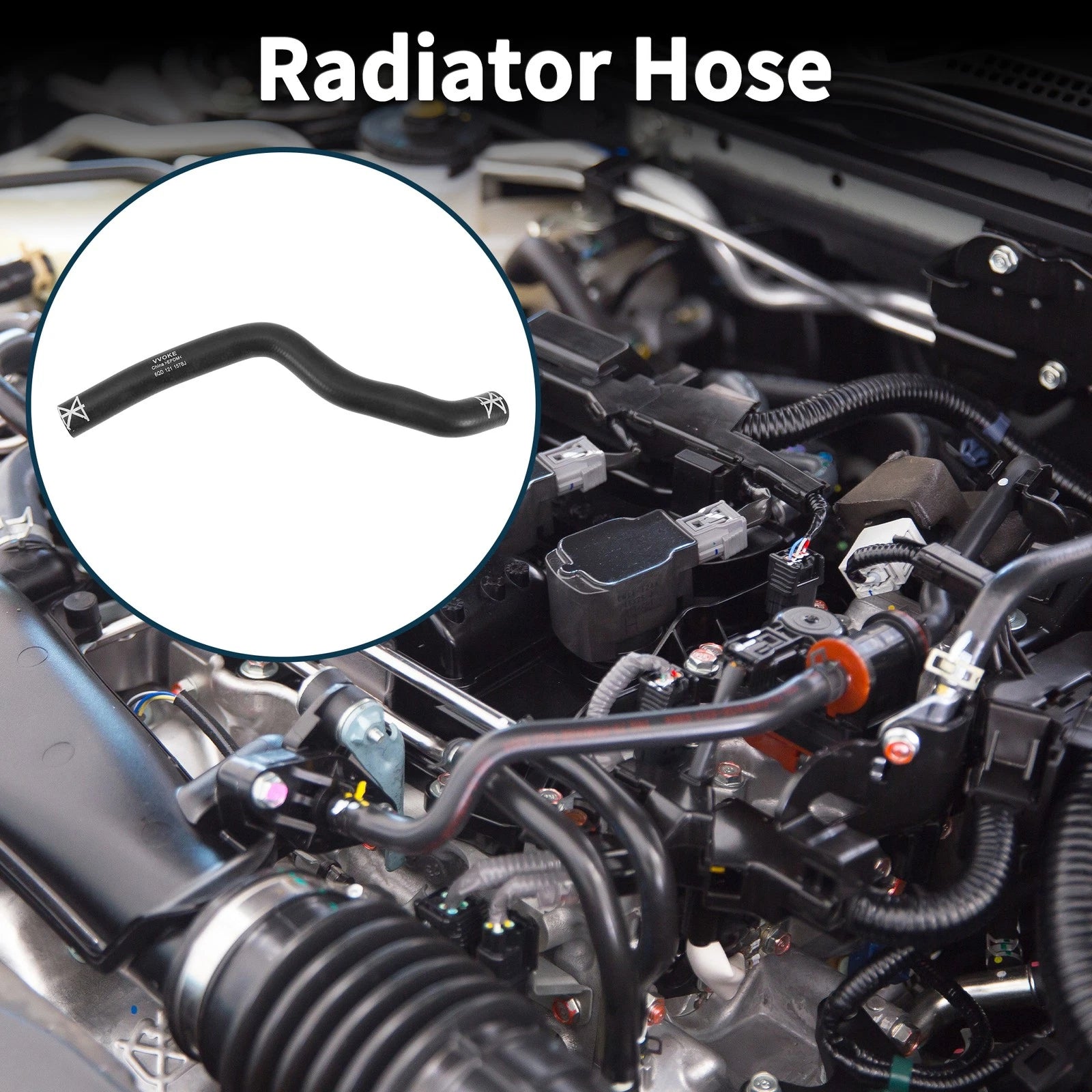 Radiator Hose Coolant Pipe Replacement for Volkswagen Polo 2006–2010
