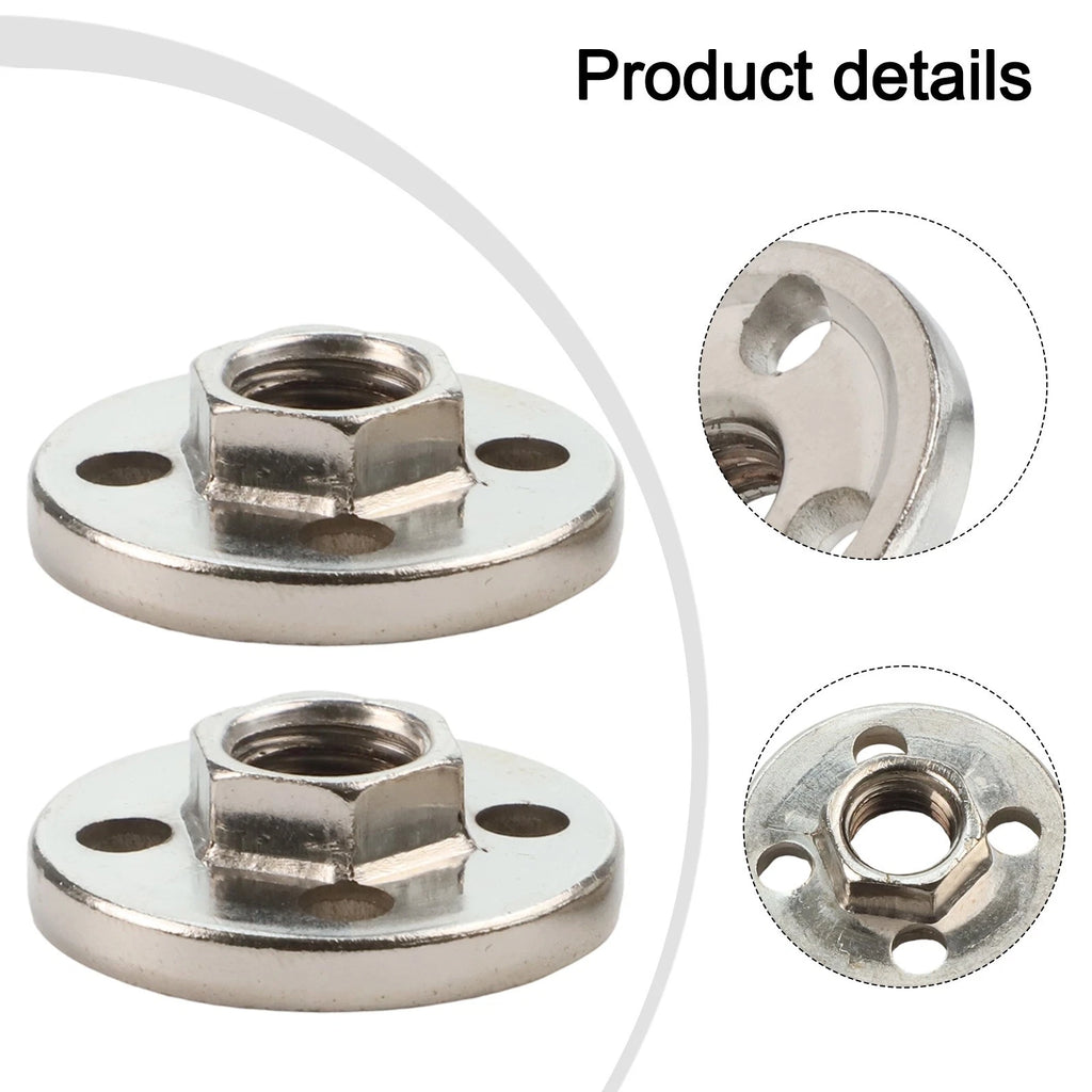 2pcs Pressure Plate Cover Hexagon Nut Tool for Type 100 Angle Grinder