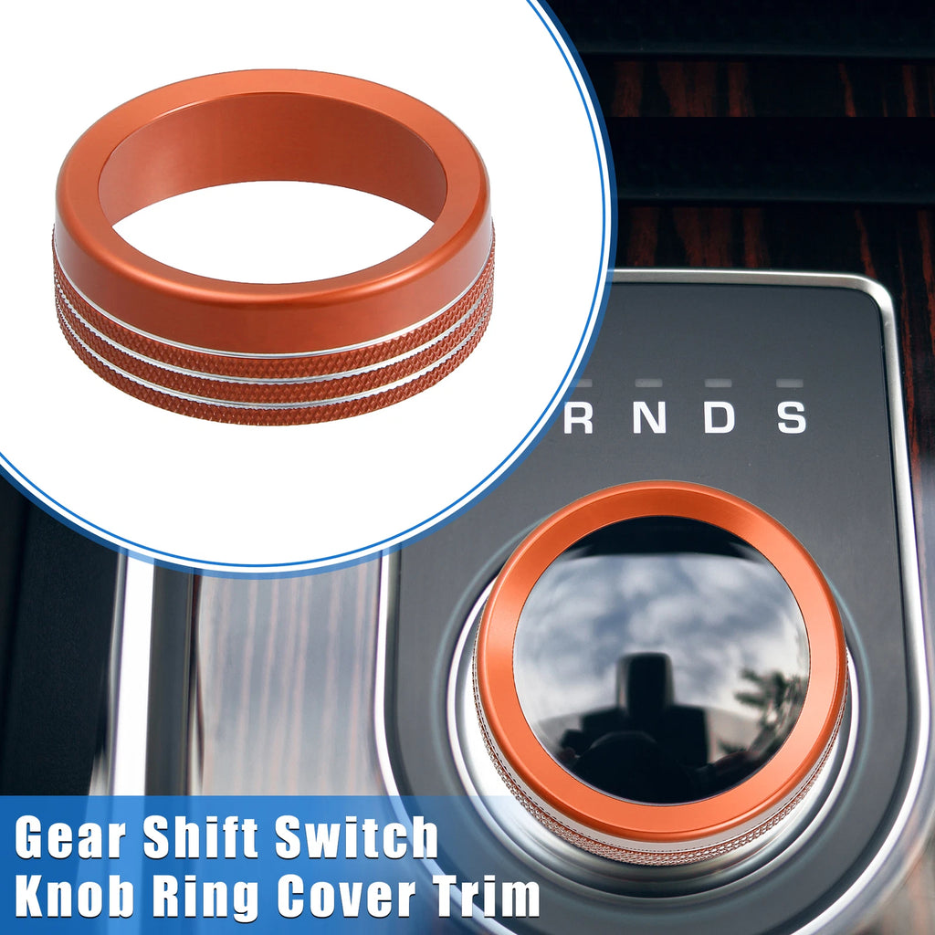 Gear Shift Switch Knob Button Ring Cover for Ford Maverick (2022–2023) Orange