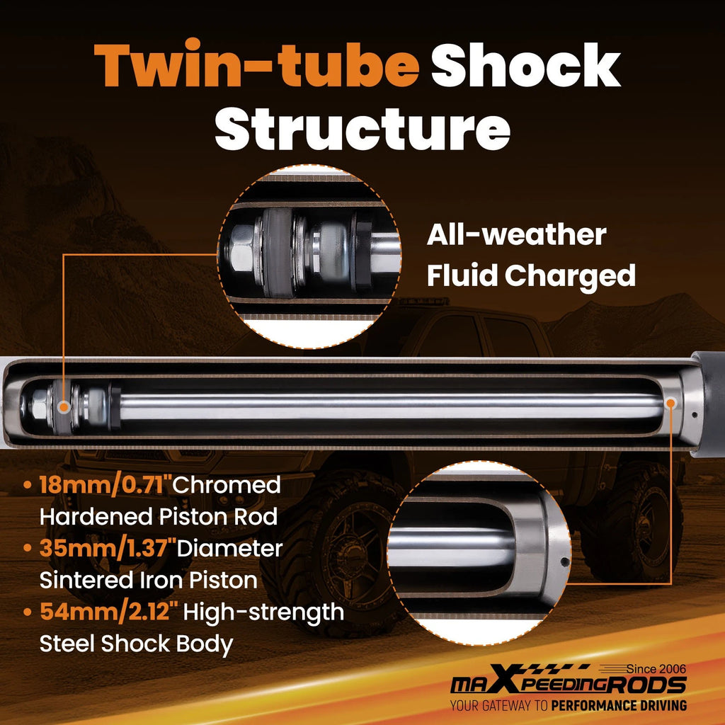 Dual Steering Stabilizer for Dodge Ram 2500 4WD (2003–2013)