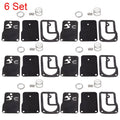 Set of 6 Fuel Pump Diaphragm Kit for B&S 393397 401400 402400