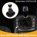 6 Speed Gear Shifter Knob With Cover Replacement for VW Caddy (2004–2009)