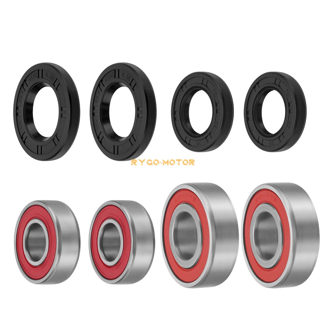 2X Front Wheel Bearing & Seal Kits for Polaris Outlaw 450 500 525 (2006–2011)