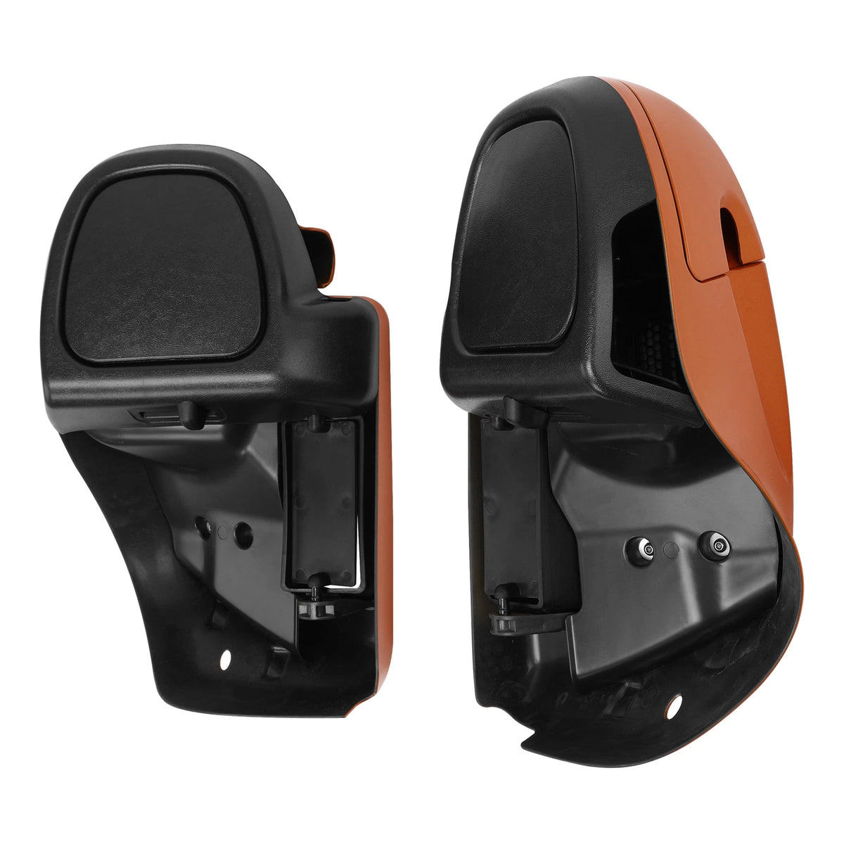 Lower Vented Fairings for Harley Touring Road Glide (2014–2023) Amber Whiskey