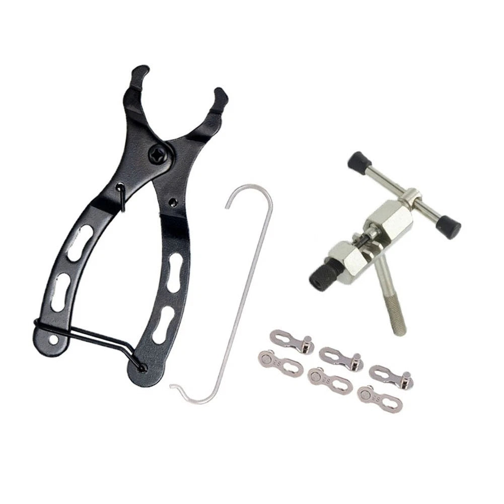 Bicycle Chain Maintenance Kit with Link Plier and 3 Chain Links