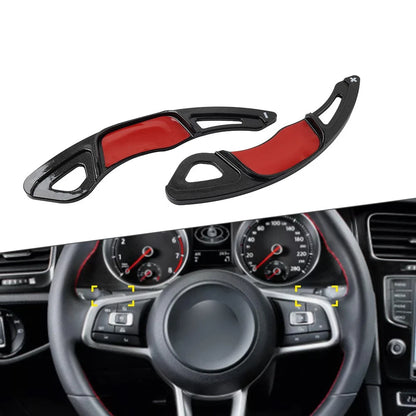 Steering Wheel Paddle Shifter Extensions for VW Golf 7, Polo, Jetta, Scirocco (2013–2021)