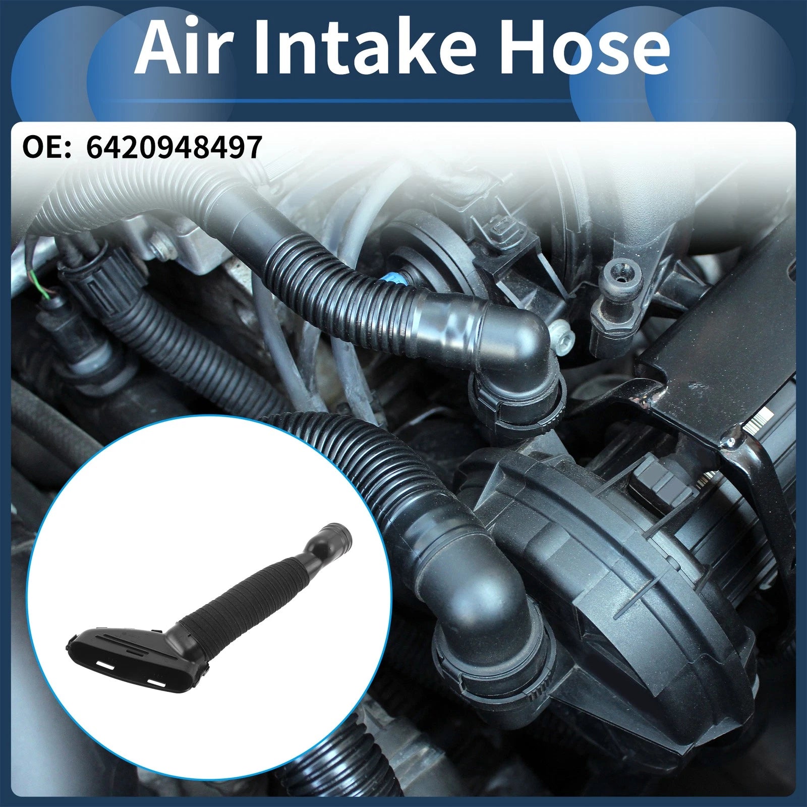 Engine Air Intake Hose for Mercedes Benz Air Cleaner Intake (2010–2023)