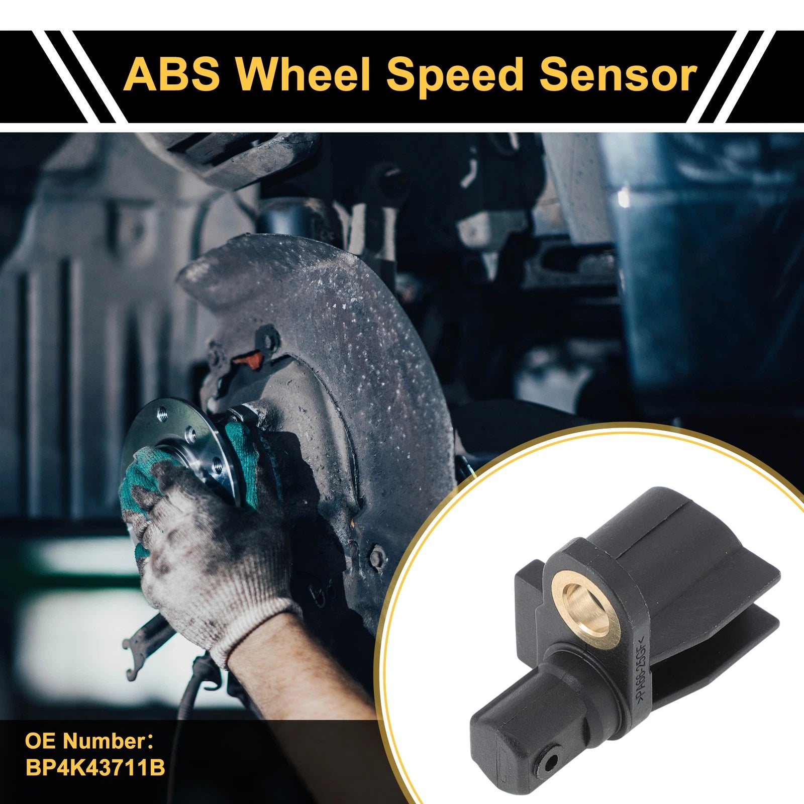 ABS Wheel Speed Sensor No.BP4K43711B for Mazda 3 (2004–2012)