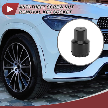 Wheel Lock Lug Nut Key Socket Anti Theft for Mercedes Benz GLE450 GLS350 (2015–2025)