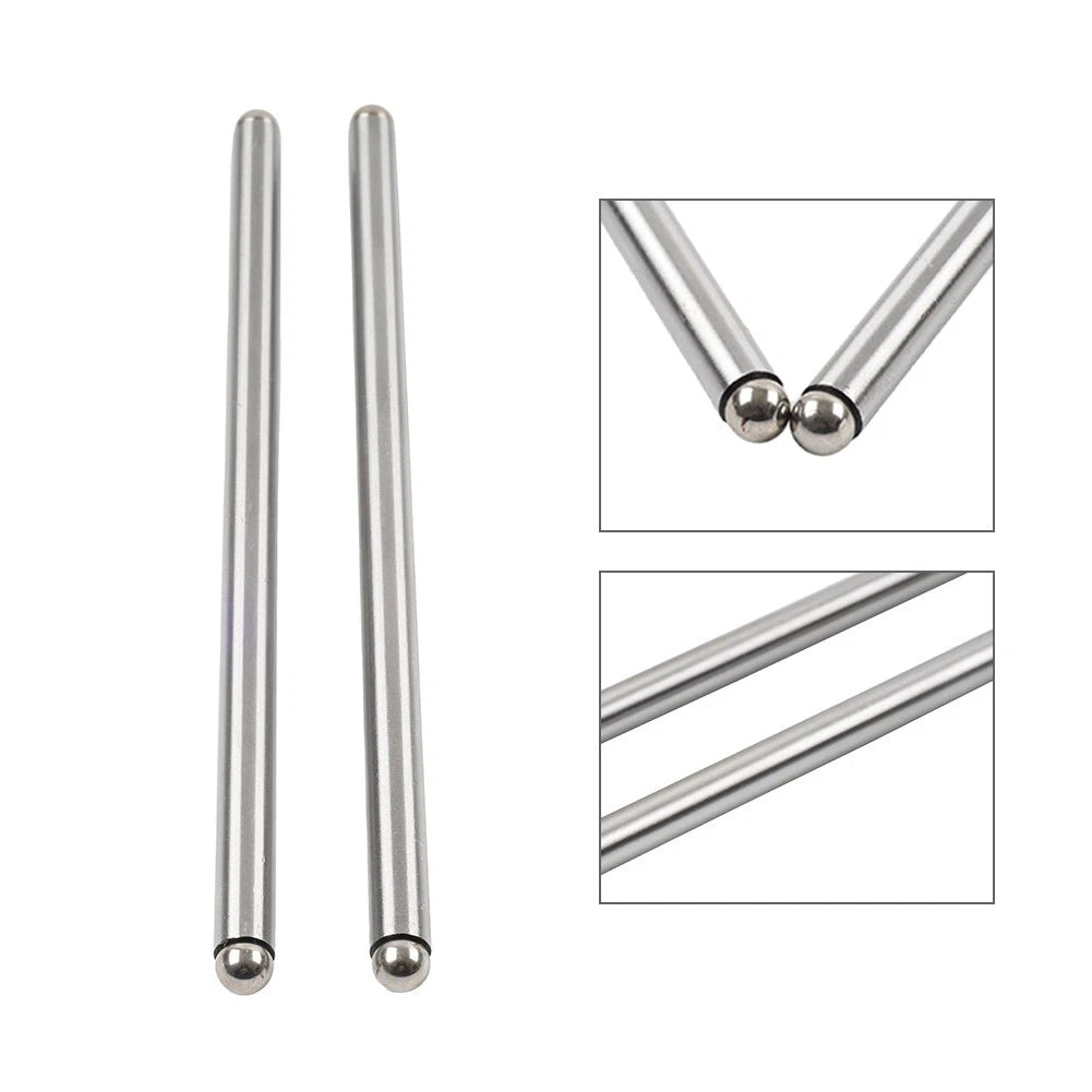 Pair 141MM Motorcycle Cylinder Push Rods Engine Head For Honda CG125 CG 125