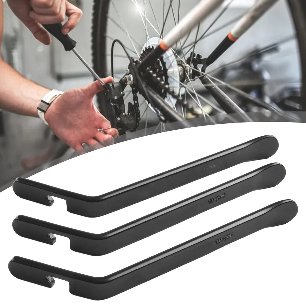 3X Tire Levers for Bicycle (12cm, 9.5mm, 3.5mm)