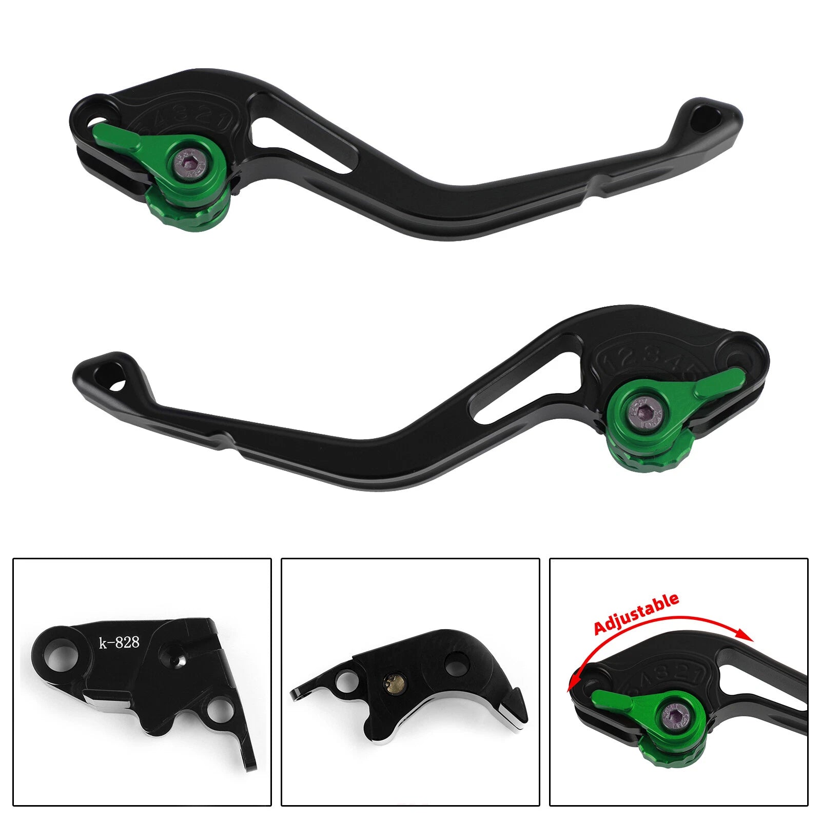Short Clutch Brake Lever for Kawasaki ZX636R / ZX6RR (2005–2006) T9