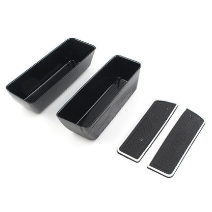 Front Door Handle Armrest Storage Box Tray Kit for Ford Edge (2015–2020)
