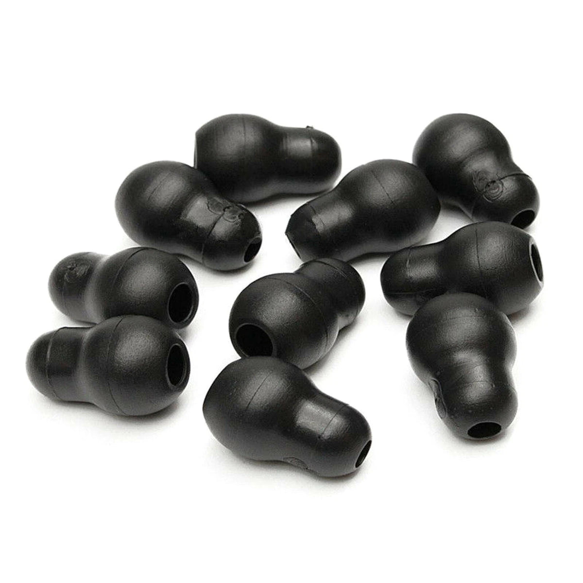 10Pcs Silicone Black Soft Eartips for Littmann Stethoscope (D)