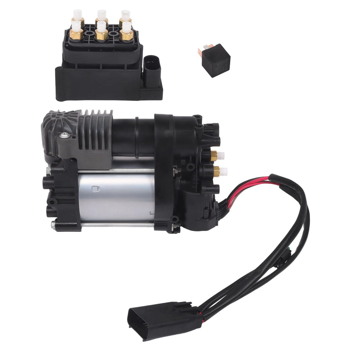 Air Suspension Compressor Pump & Valve Block for Jeep Grand Cherokee (2011–2018)
