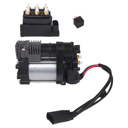 Air Suspension Compressor Pump & Valve Block for Jeep Grand Cherokee (2011–2018)