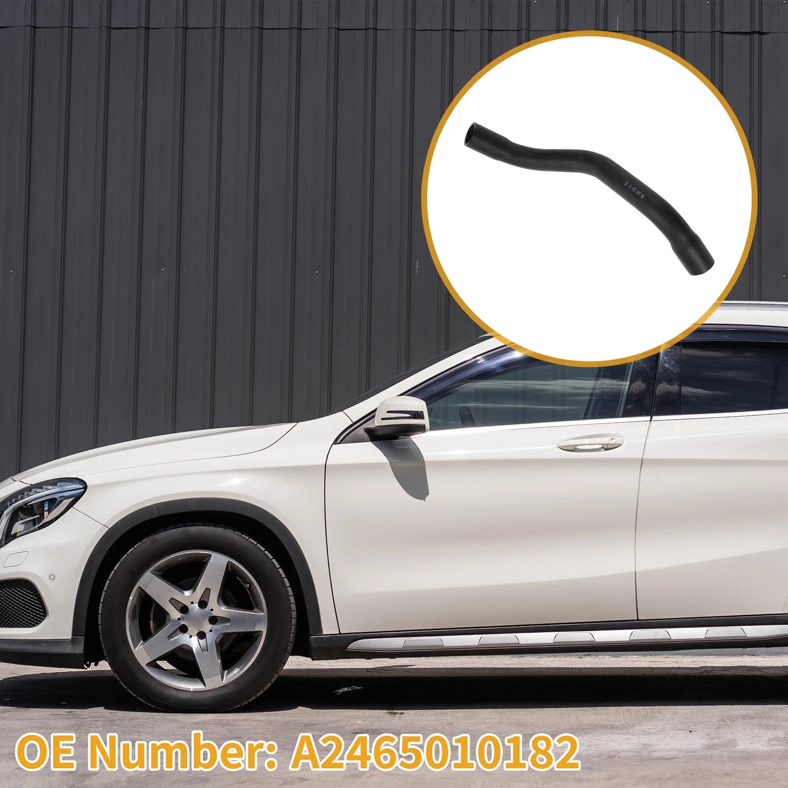 Radiator Coolant Hose for Mercedes GLA250 GLA45 AMG (2015–2020)