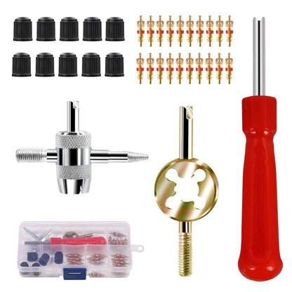 33pcs Tyre Valve Repair Tool Set for Cars (Universal)