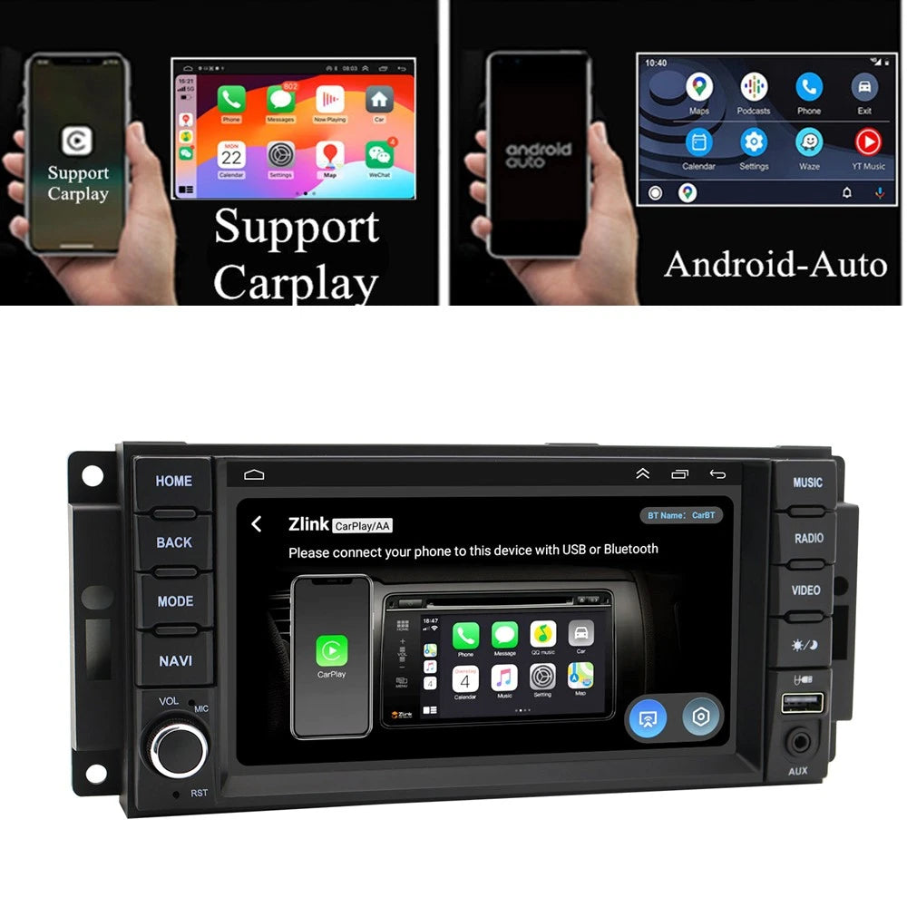 7'' Stereo Radio for Dodge Charger Caliber Journey Ram Pickup Challenger