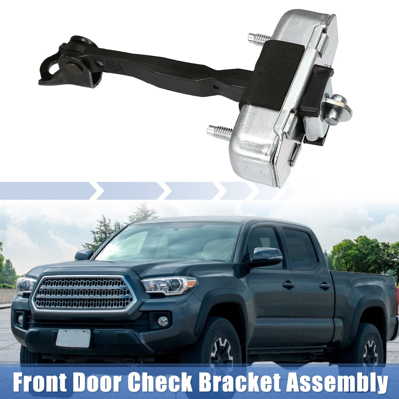 Front Left Door Check Stop Strap Bracket for Toyota Tacoma (2005–2016)