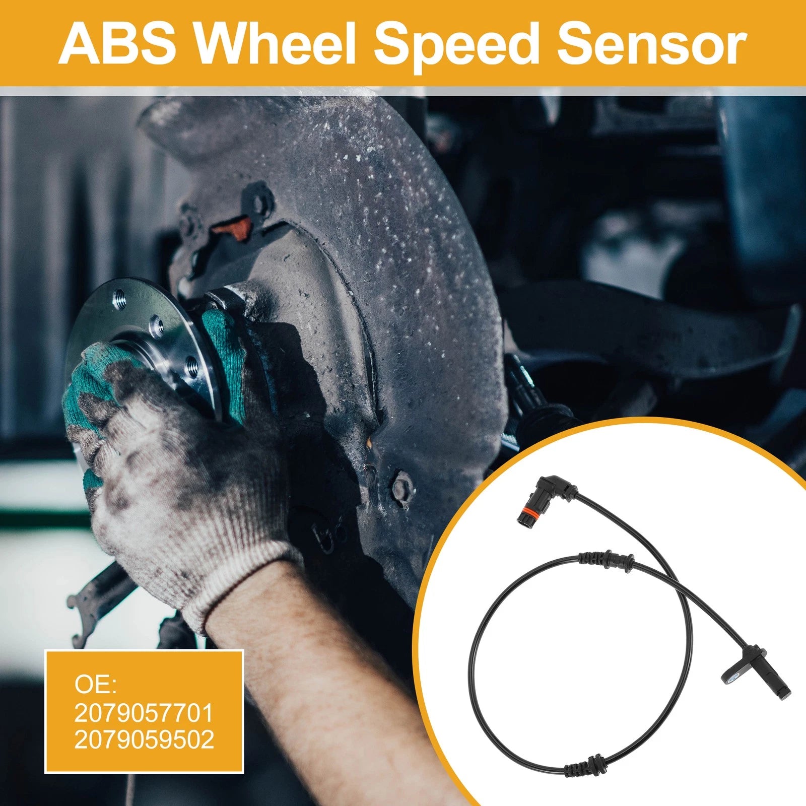 ABS Wheel Speed Sensor Replacement Front for Mercedes-Benz E400 (2014–2016)