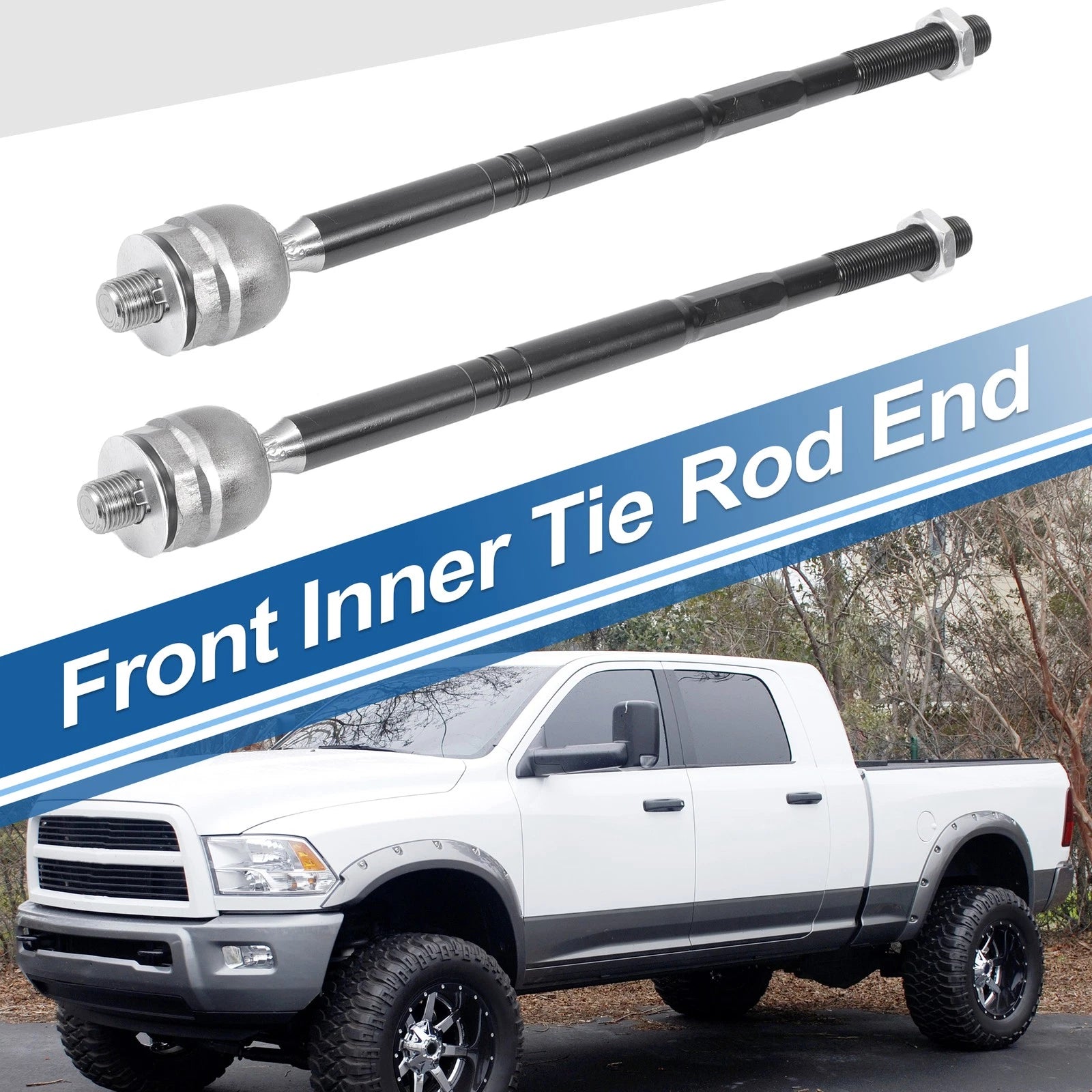 2pcs Front Inner Tie Rod End Links Replacement for Dodge Dart Chrysler 200 (2013–2016)