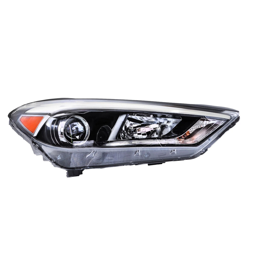 Right Side Headlight Assembly for Hyundai Tucson (2016–2018) Halogen w/LED
