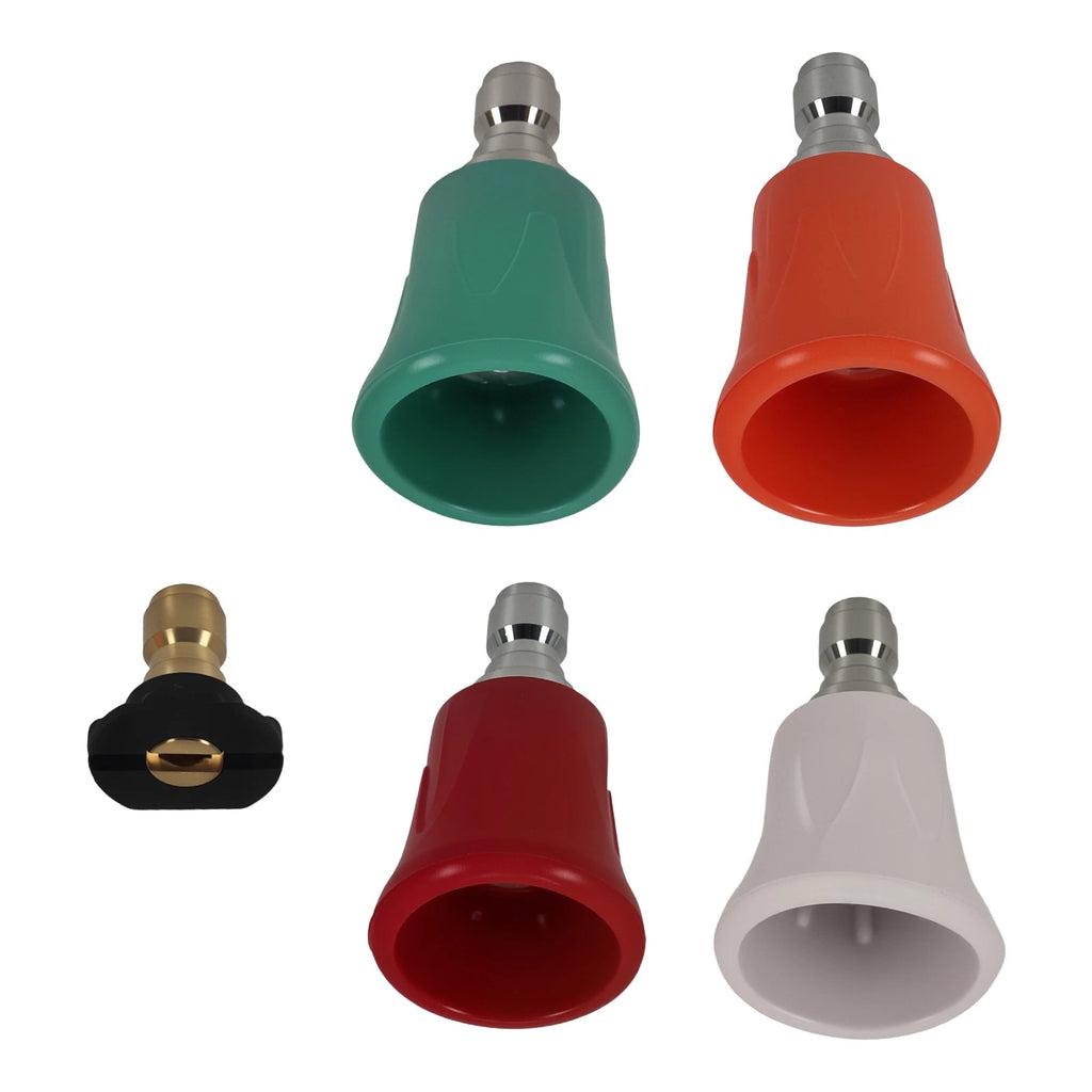 5 Piece Pressure Washer Nozzle Guard Set Tips Quick Connect