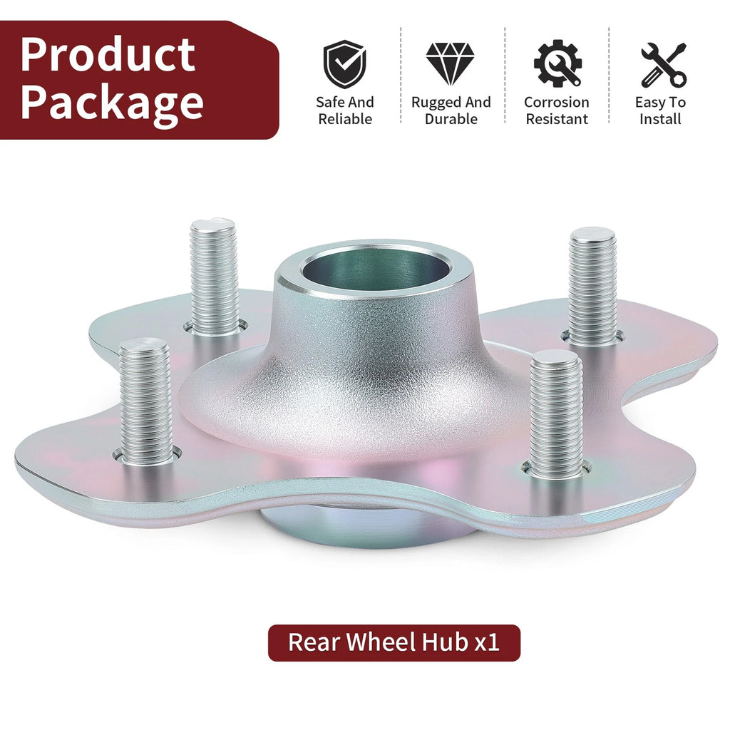 Rear Left Wheel Hub for Yamaha Grizzly 350 YFM350 4x4 (2007–2011) 5FU-F5377-10-00