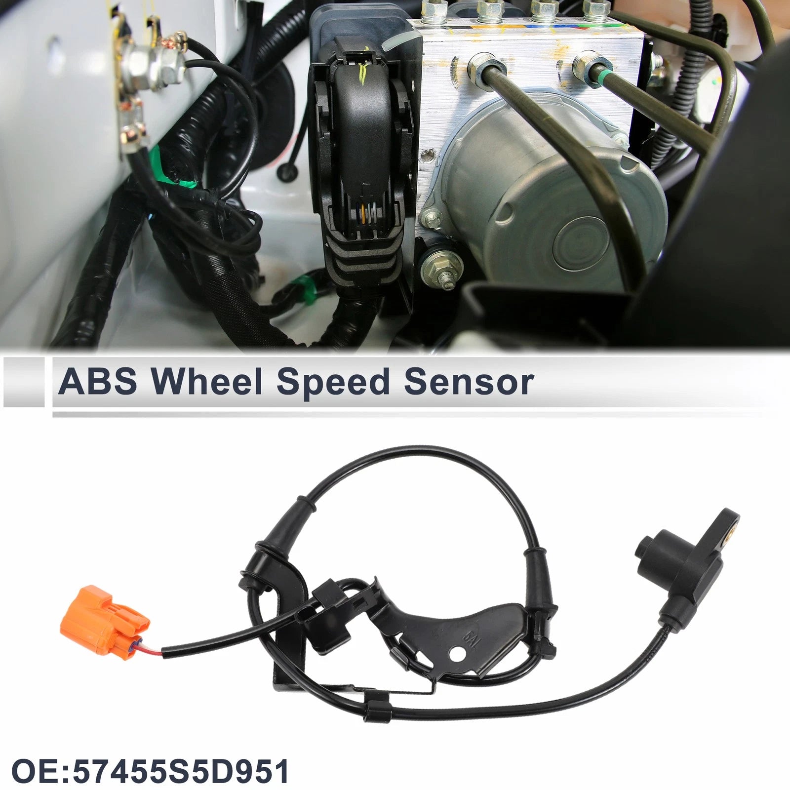 ABS Wheel Speed Sensor Front Left for Honda Civic (2012–2015)