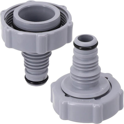 ABS Swimming Pool Hose Adapter - Leak Resistant Connector 5.4cm, 4.7cm