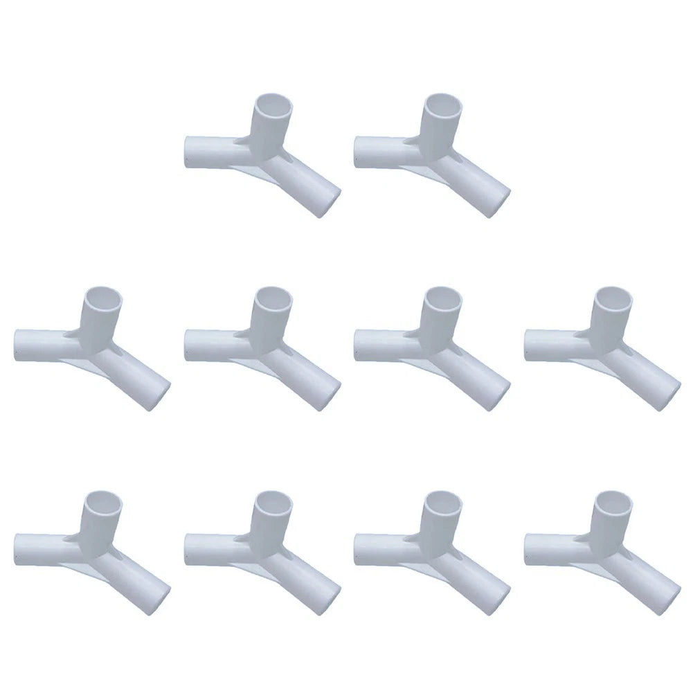10pcs Tent Pole Tee Connectors for Camping Tents (16mm)