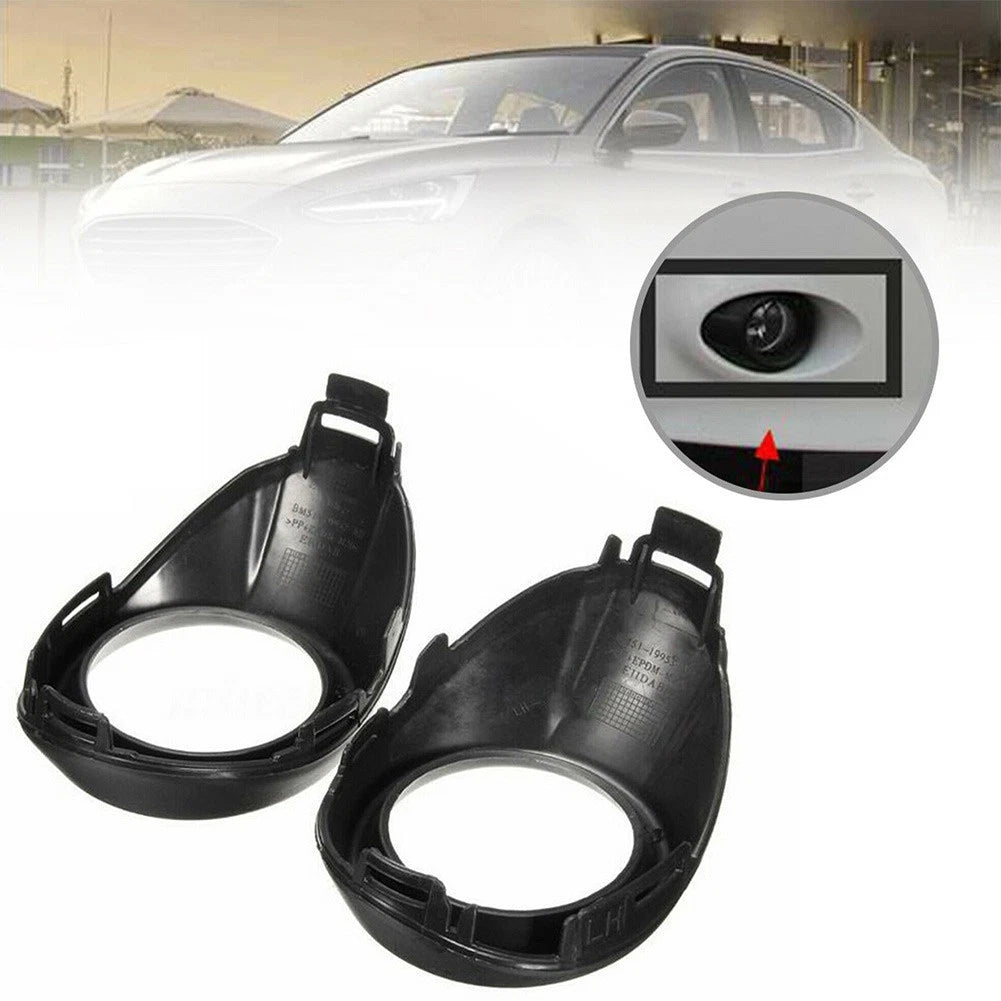 Fog Light Covers for Ford Fiesta (1 Pair) ABS Black