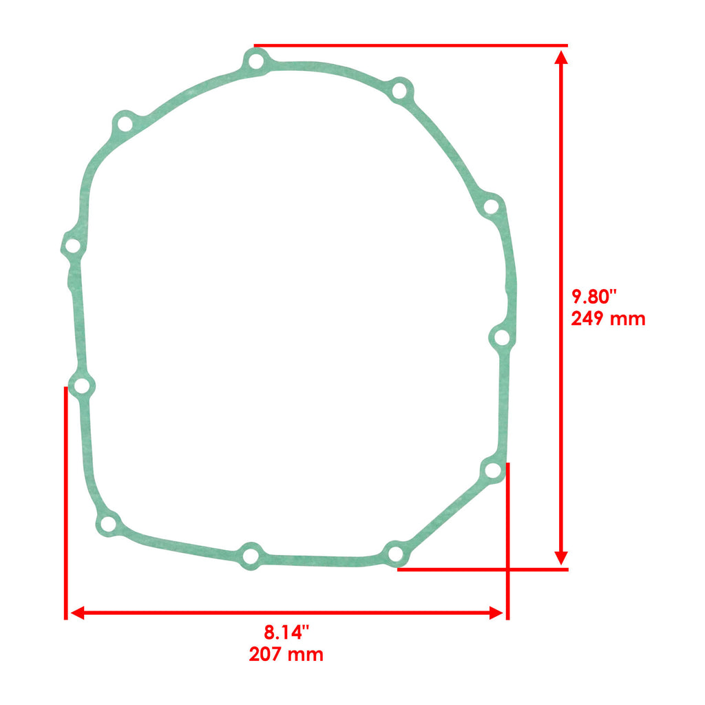 Right Crankcase Clutch Cover Gasket Replacement for Honda (1998–1999)