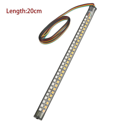 LED Motorcycle Strip Lights Turn Signal Replacement for DC 12V (1Pc)