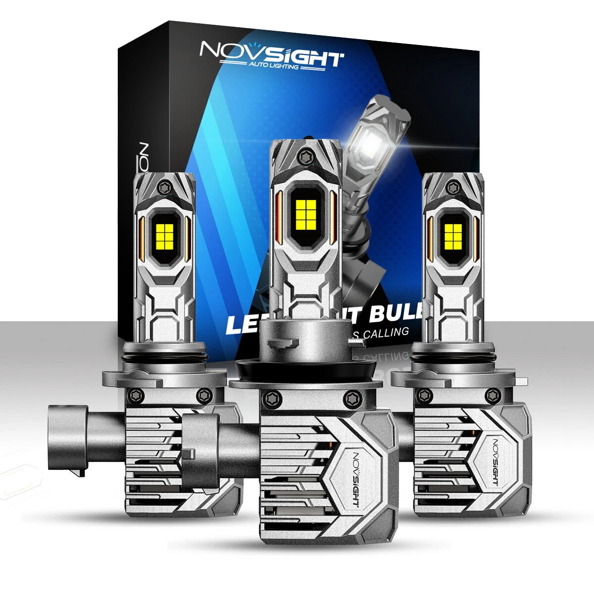 2X H11 9005 9006 LED Headlight Bulbs Kit 6500K White for High Low Beam
