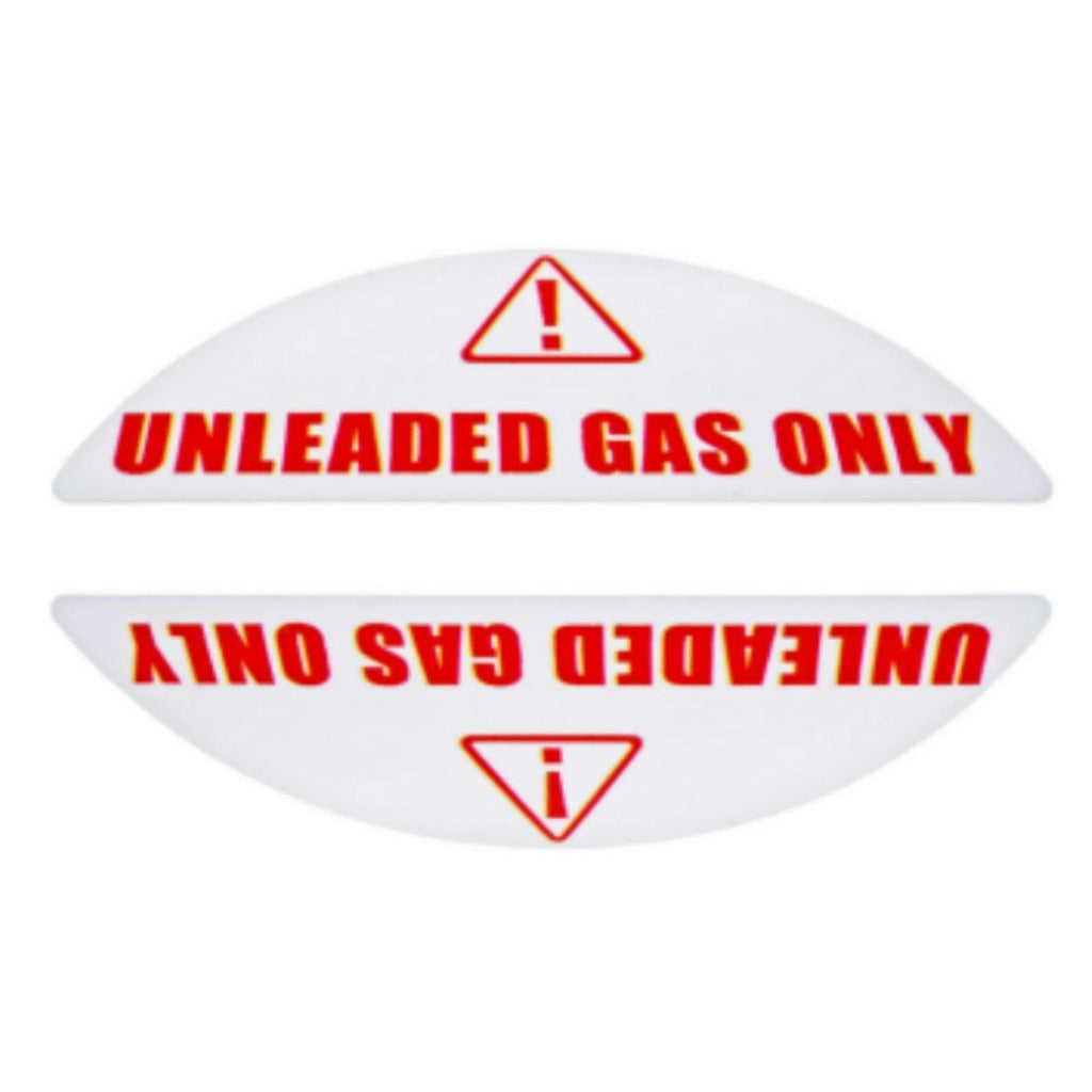 Set of 16 Universal Gas Cap Fuel Labels for Rental Cars