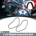 2-Pack Serpentine Drive Belt Replacement for Lexus LX450 (1996–1997)